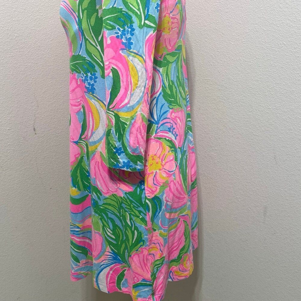 Lilly Pulitzer Ophelia Swing Dress XXS Elephant Monkey Lion Green Blue Pink - Picture 6 of 11